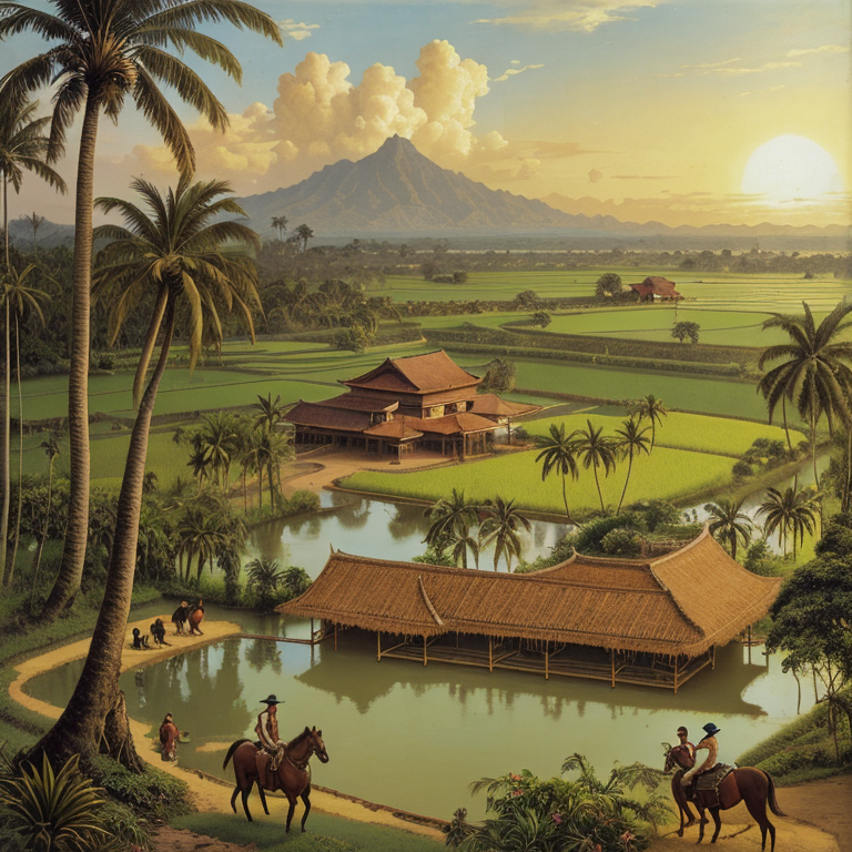 The vast Evangelista estate stretched across Candaba