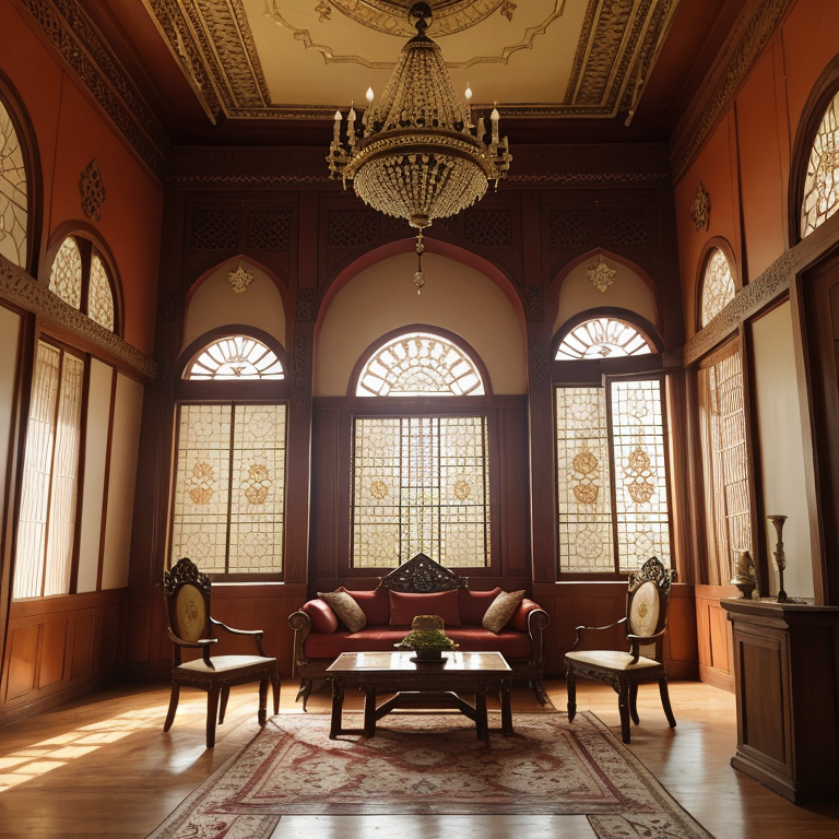 Interior of the ancestral Bahay na Bato on Pescadores Street