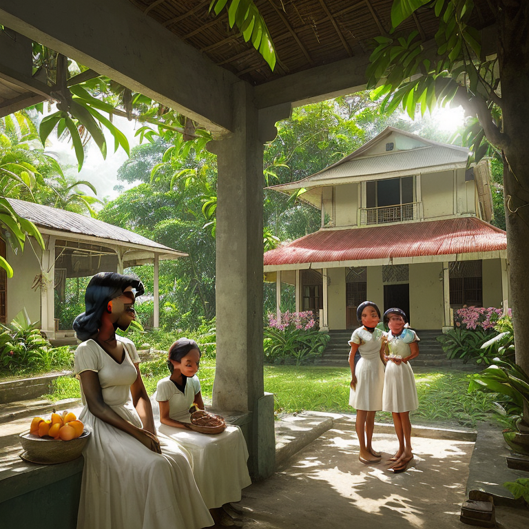Summer days in the ancestral Evangelista home on Gallardo Street, Candaba